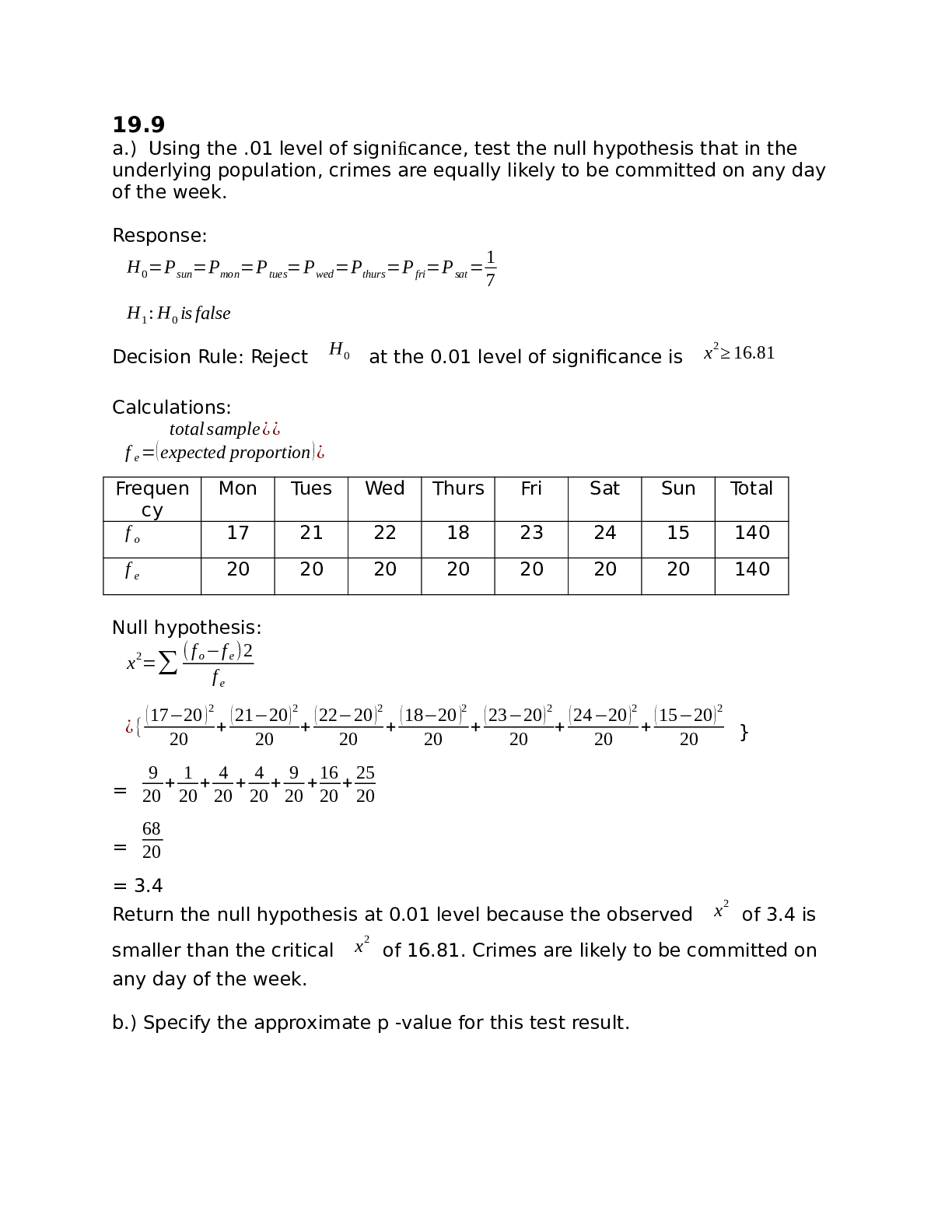 Preview of PSY 520 Topic 7 ExerciseChapter 19 and 20-Latest Update